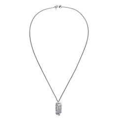 Kuzzoí 925 Sterling Silver Necklace with Pendant 2004-BF-0007951-001