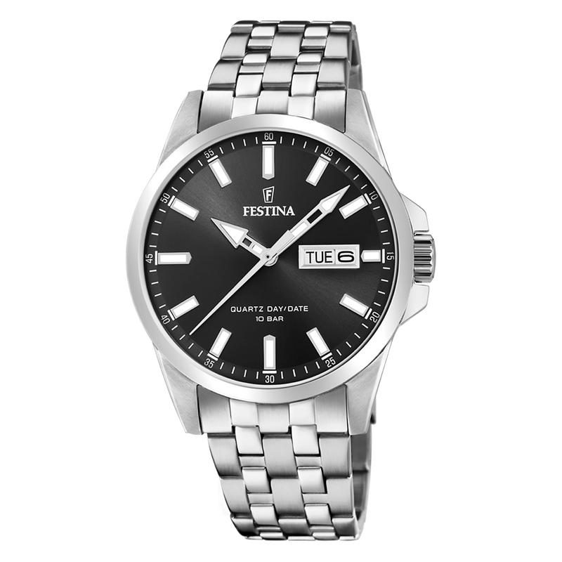 Festina Classics Hommes Montre Argent F20357-4-zoom-