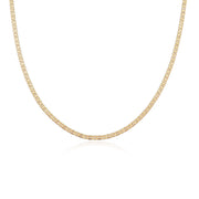 Elli 925 Sterling Silver Link Chain Necklace 2004-BF-0007945-001