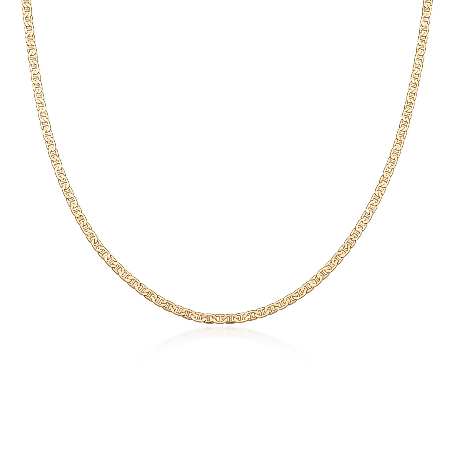 Elli 925 Sterling Silver Link Chain Necklace 2004-BF-0007945-001