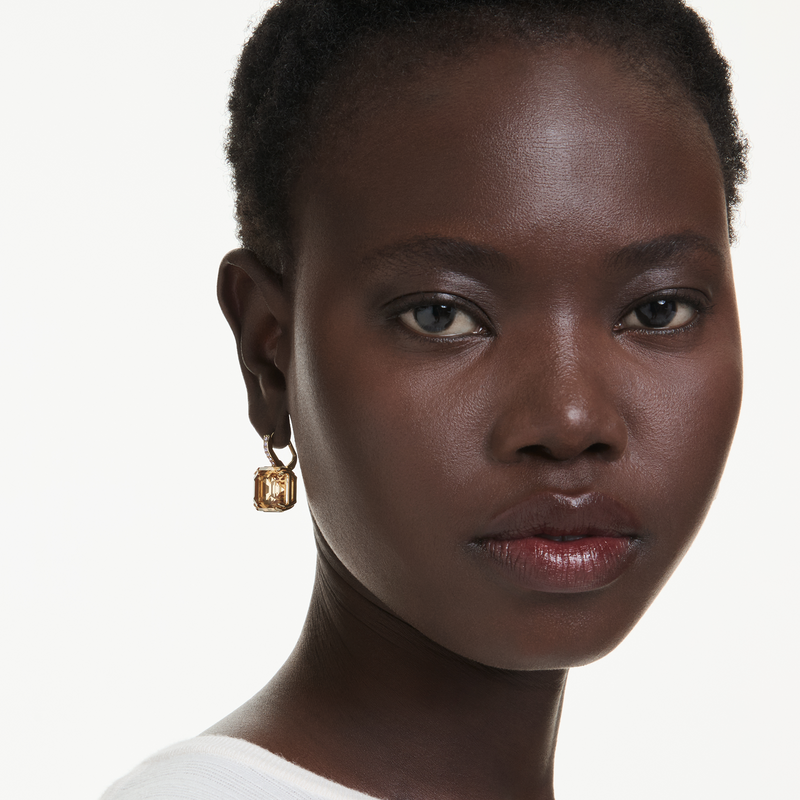 Swarovski Millenia Boucles D'Oreilles Couleur Or 5725744-zoom-
