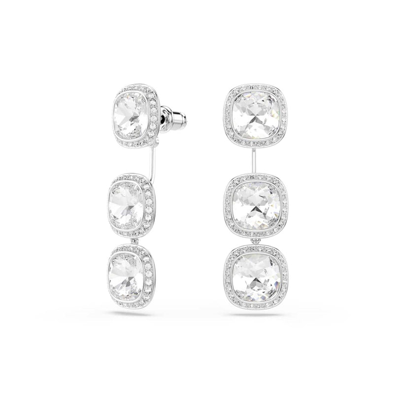 Swarovski Boucles d'oreilles Una Angelic Cushion argentées 5754342-zoom-