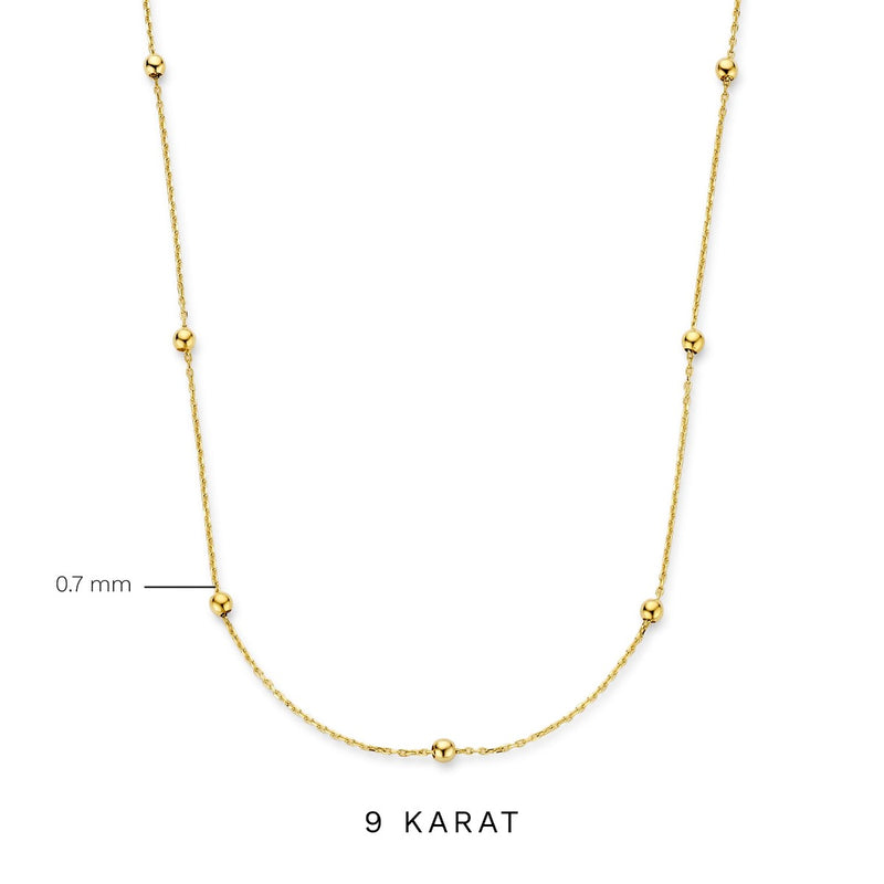 Beloro Jewels Della Spiga Collier Or 9 carats BO340041-zoom-