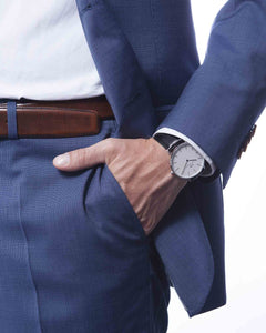 Daniel Wellington Men's Watch and Black Leather Card Holder Giftset DW00590019