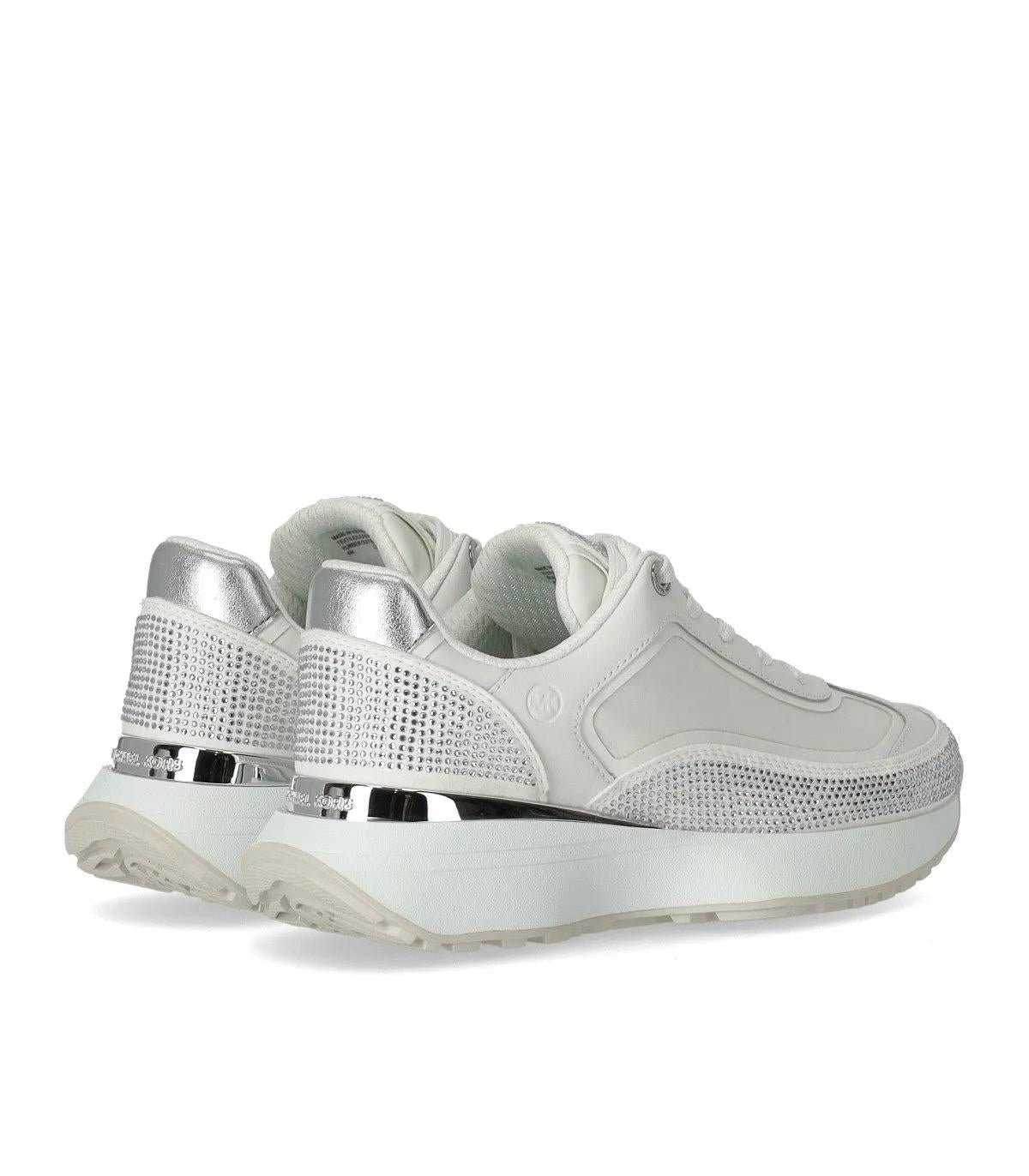 Michael Kors Witte Leren Sneakers 2001-A0376630_40