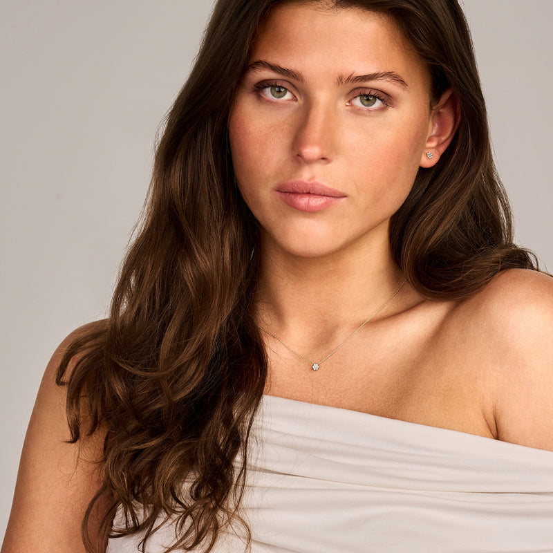 Blush Collier en or 14 carats avec diamants naturels 3616BDI-zoom-