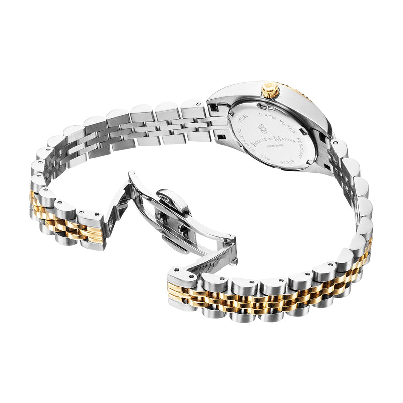 Jacques du Manoir Inspiration Classic Femmes Montre Or JWL02102-zoom-