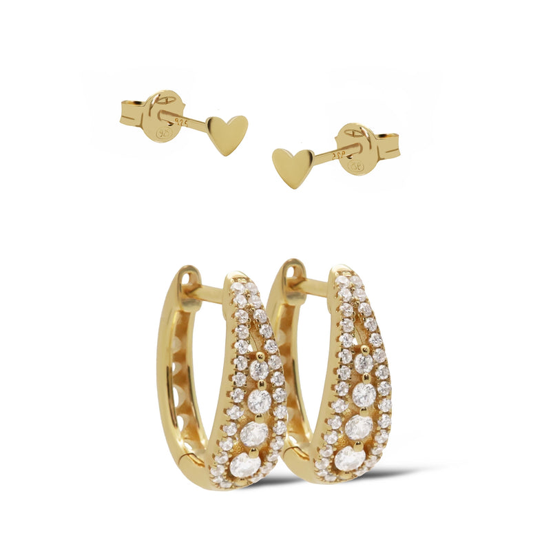 Karma 925 Sterling Silver Ariella Earparty EPV41GP-zoom-