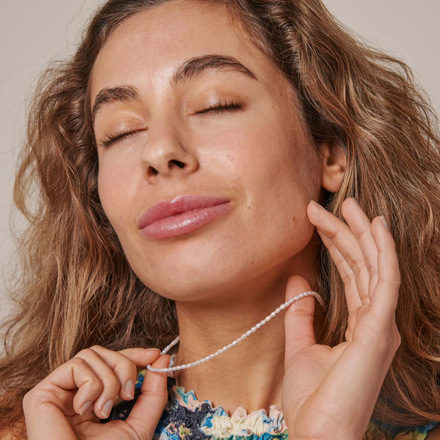 ENAMEL Copenhagen Erna Gold Plated Recycled 925 Sterling Silver Necklace N104G-PE