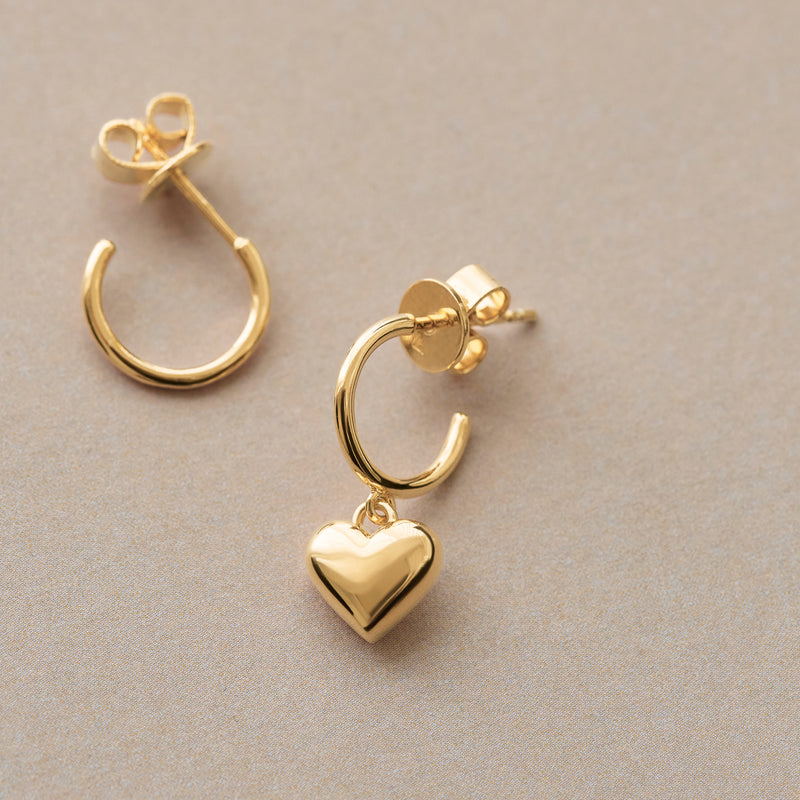 P D Paola Engrave Me Boucles d'oreilles Plaqué or 18 carats AR01-364-U-zoom-