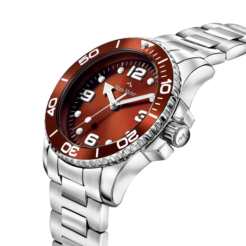 Mats Meier Ponte Dei Salti Hommes Montre Argent MM00526-zoom-