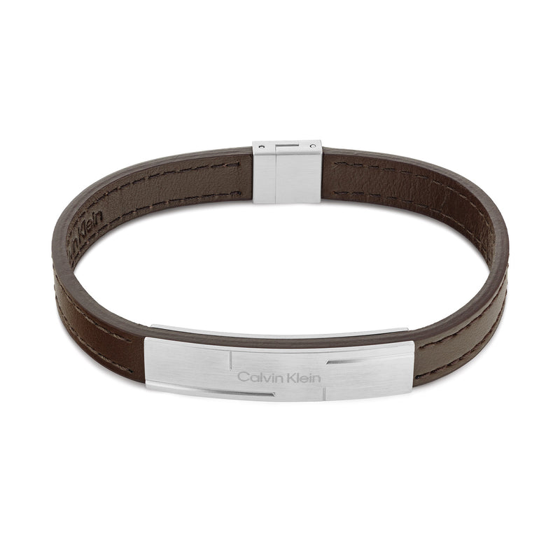 Calvin Klein Leather Bracelet 2002-CJ35000057-zoom-