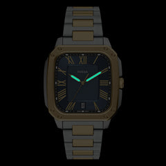 Fossil Crosby Rectangular Blue Dial Watch FS6161