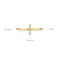 Blush 14 karat gold Ring 1252YZI/50