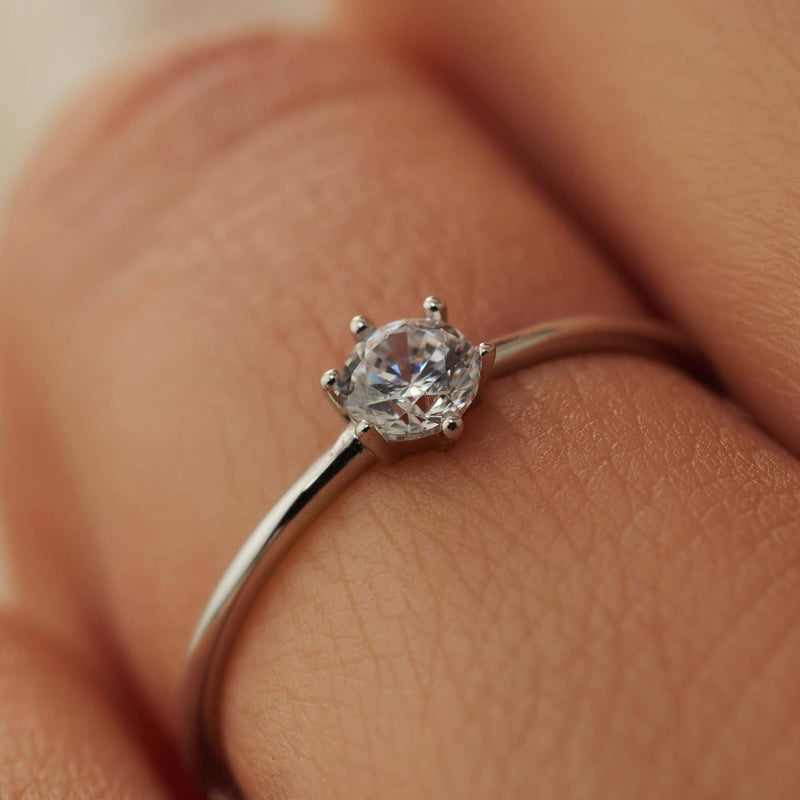 Isabel Bernard Saint Germain Bague Or blanc 14 carats IB330024-48-zoom-