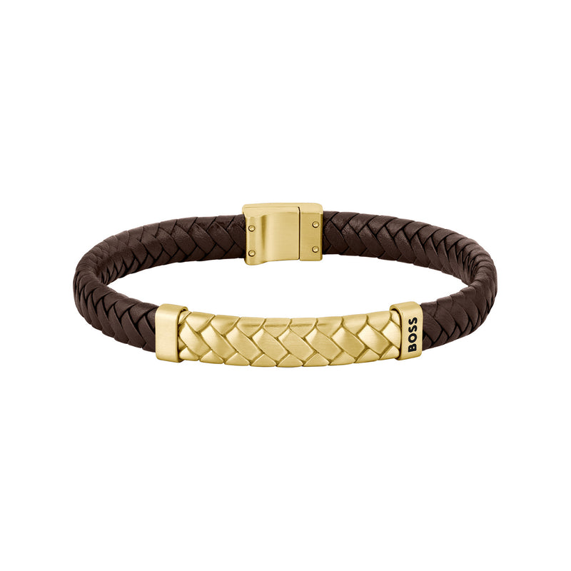 Hugo Boss Tailored Bracelet De Couleur Marron HBJ1580675M-zoom-
