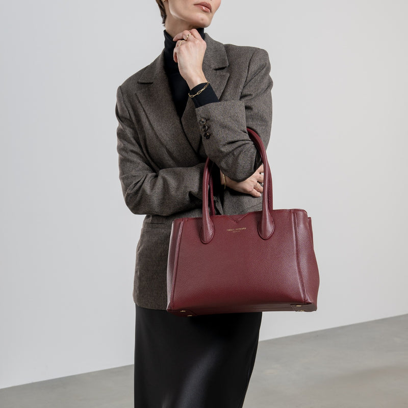 Isabel Bernard Honoré Sac à Main Rouge IB25082-052-zoom-