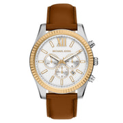 Michael Kors Lexington Round White Dial Watch MK9257