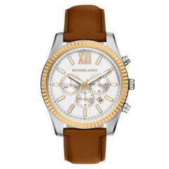 Michael Kors Lexington Round White Dial Watch MK9257