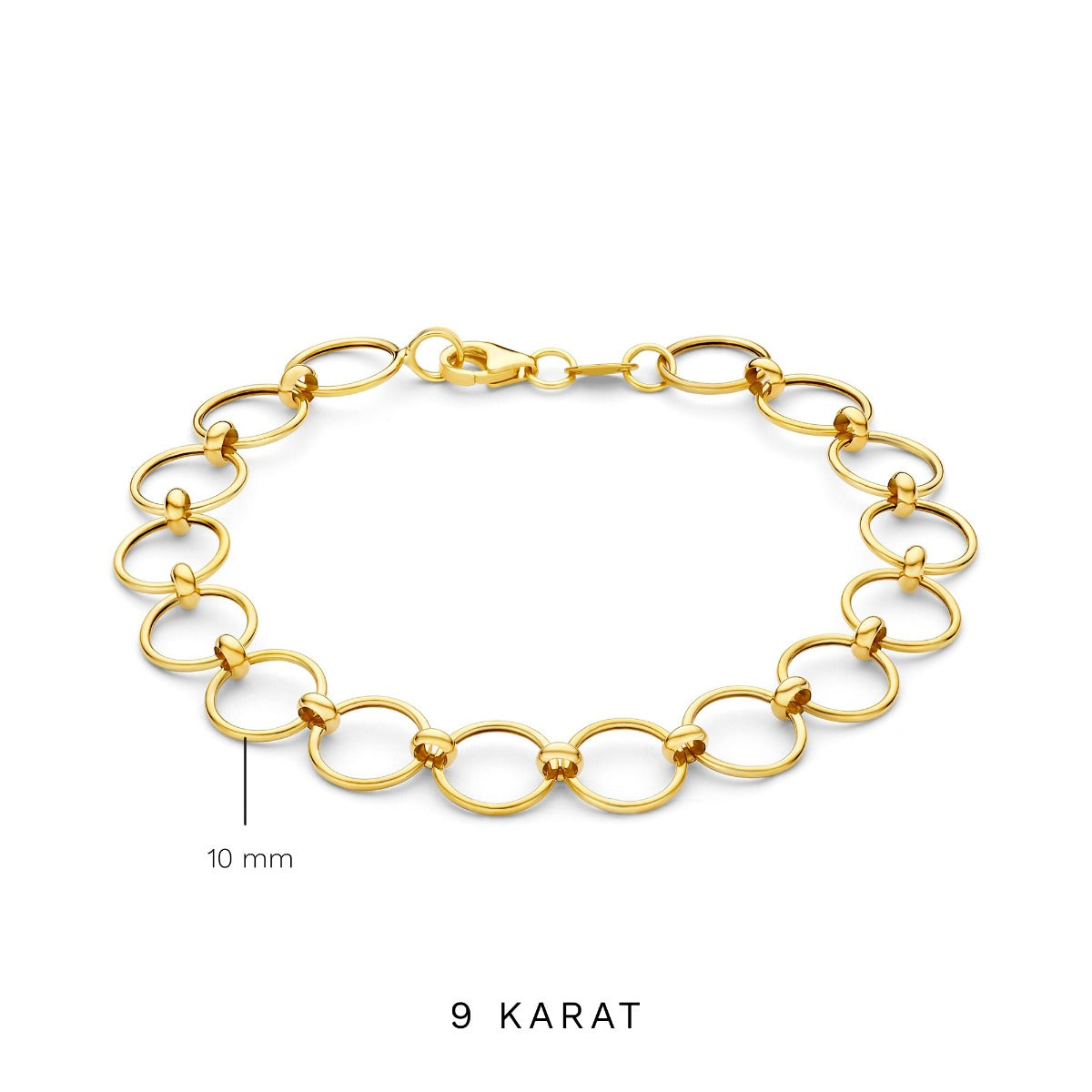 Beloro Jewels Della Spiga Alda 9 Karat Gold Bracelet BO320039