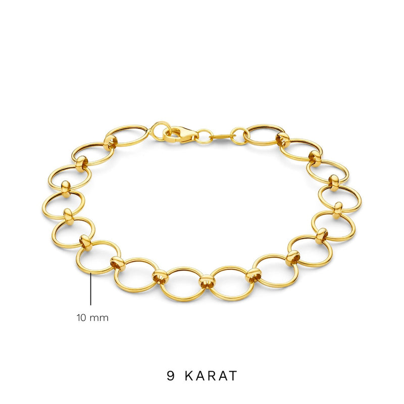 Beloro Jewels Della Spiga Bracelet Or 9 carats BO320039-zoom-