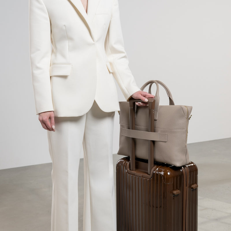 Isabel Bernard Honoré Sac à Main Taupe IB25070-zoom-