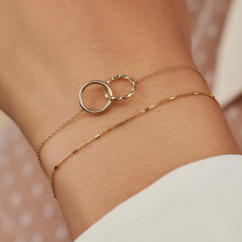 Isabel Bernard Rivoli Bracelet Or 14 carats IB320088-zoom-