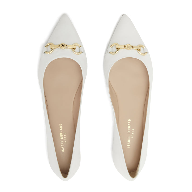 Isabel Bernard Vendôme Femmes Ballerines Blanc IB51002-00-42-zoom-