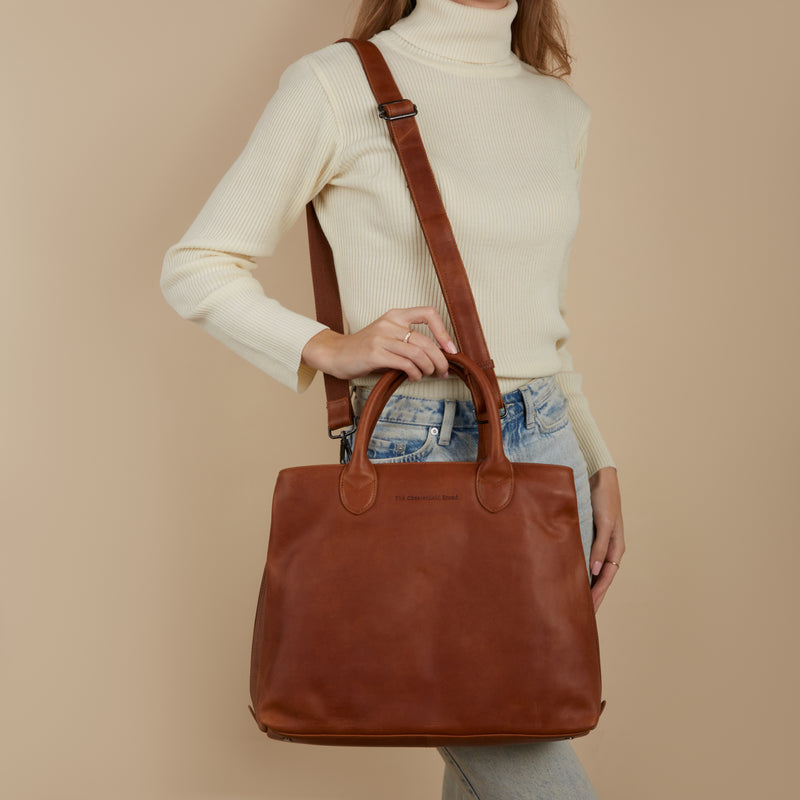 The Chesterfield Brand Passau Sac à Main Cognac C48.129831-zoom-
