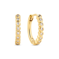 Sif Jakobs Gold Plated Sarzana Earrings SJ-E2750-CZ-YG