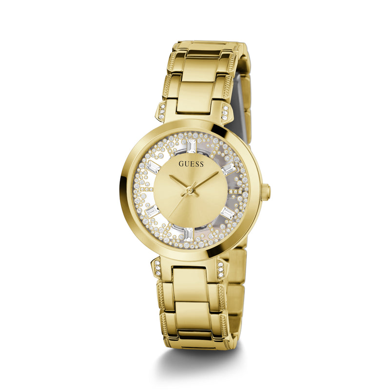 GUESS Crystal Clear Femmes Montre Or GW0470L2-zoom-