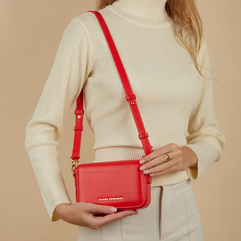 Chiara Ferragni Sac Besace Rouge 75SB4BK2-ZS959-514-zoom-
