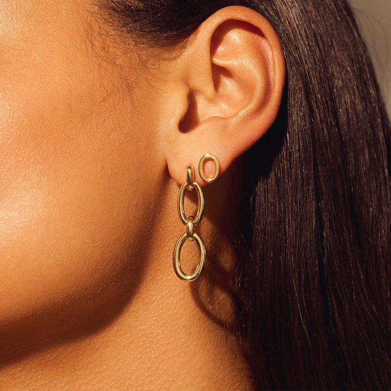 Parte Di Me Bibbiena Poppi Boucles d'oreilles Plaqué or 14 carats PDM36194-zoom-