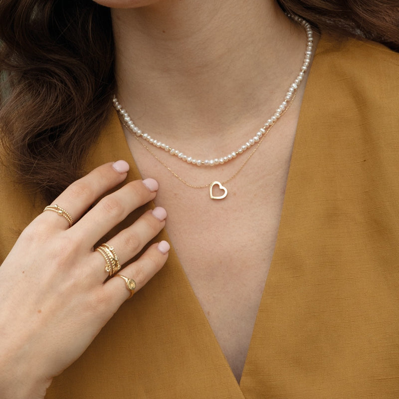 Jackie Gold Collier Or 14 carats JKN24.408-zoom-