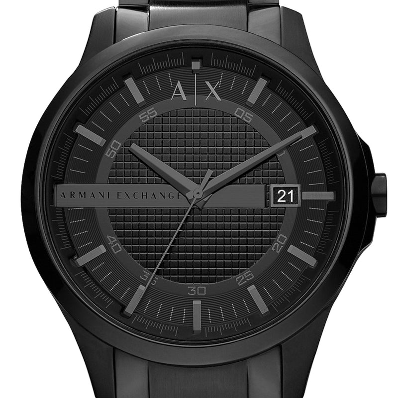 Armani Exchange Hampton Hommes Montre Noir AX2104-zoom-