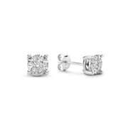 Isabel Bernard De la Paix Boucles d'oreilles Or blanc IBD360014