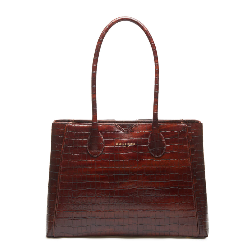 Isabel Bernard Honoré Sac à Main Marron IB25006-zoom-
