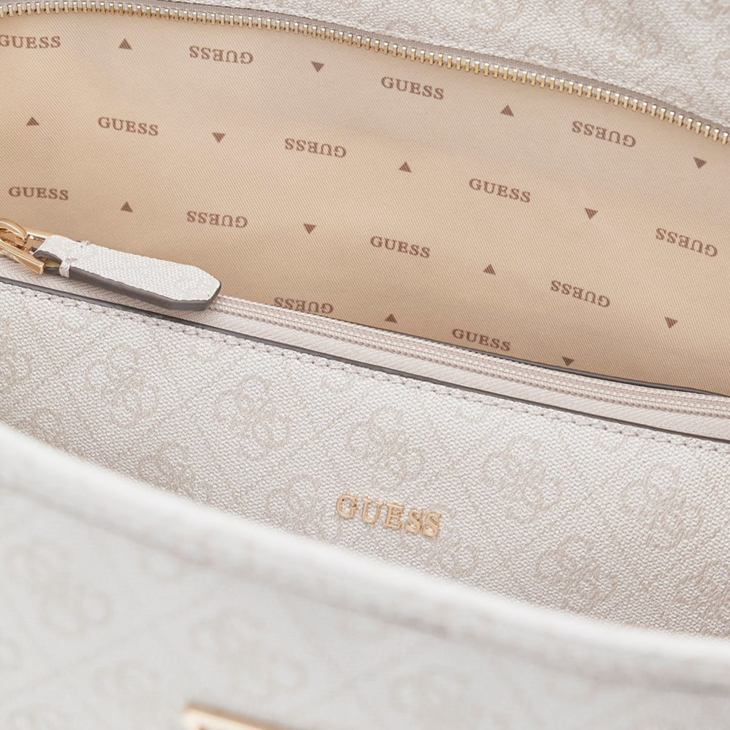 Guess Power Play II Bone Logo Large Tech Tote HWSL71-24240-BNN