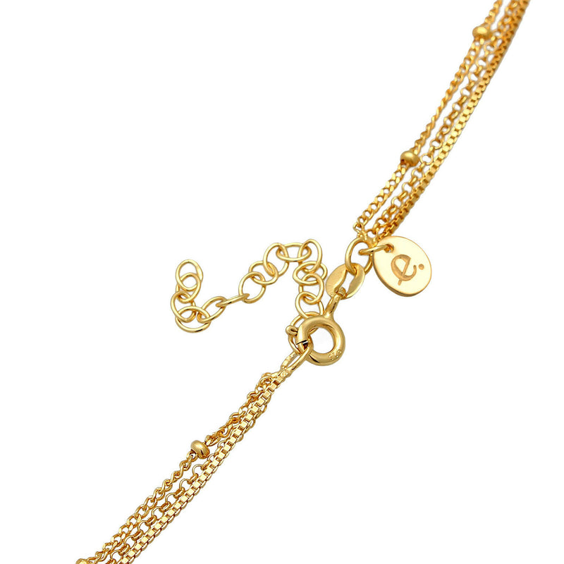 Elli 925 Sterling Silver Layered Link Chain Necklace with Moonstone 2004-BF-0008108-001-zoom-