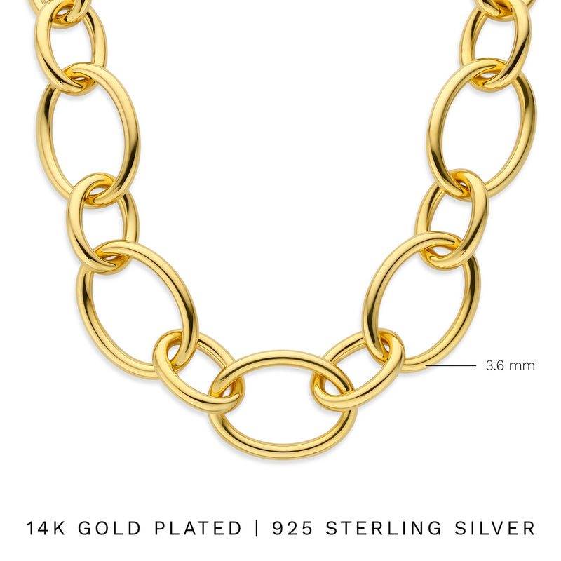 Parte Di Me Bibbiena Poppi Collier Plaqué or 14 carats PDM34100-zoom-
