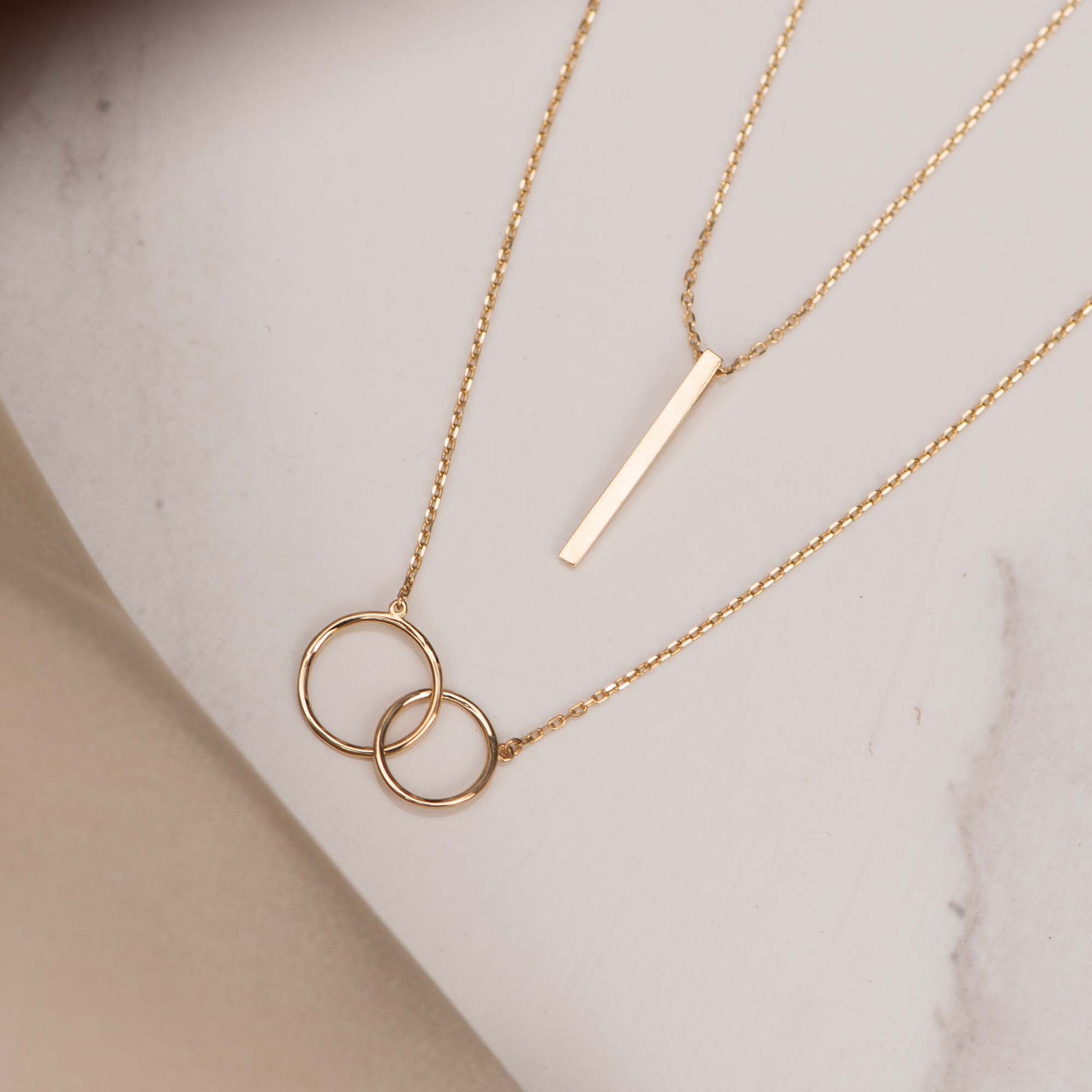 Isabel Bernard Le Marais Loulou 14 Carat Golden Necklace IB340132 (Length: 40.00-44.00 cm)