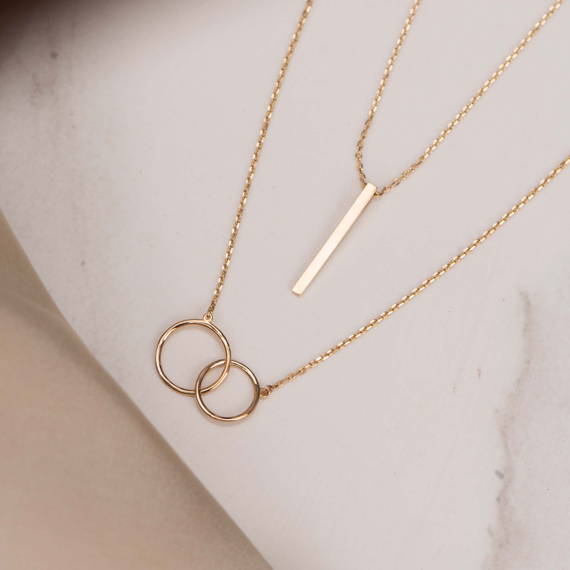Isabel Bernard Le Marais Loulou 14 Carat Golden Necklace IB340132 (Length: 40.00-44.00 cm)