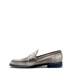 Isabel Bernard Vendôme Blandine cream spazzolato leather loafers IB51015-638-39