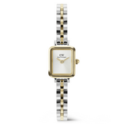 Daniel Wellington Quadro Mini Arch 3-Link Bicolore Montre Femme DW00100925