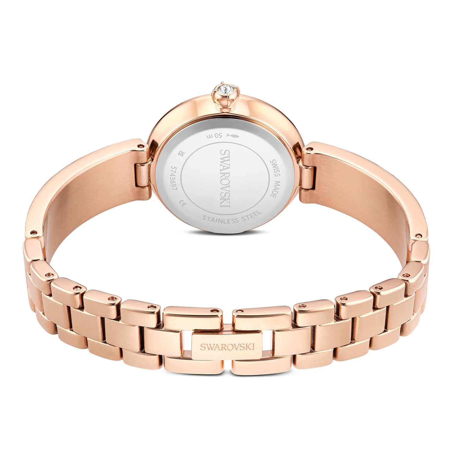Swarovski Matrix Rose Gold Coloured Women's Watch 5743697