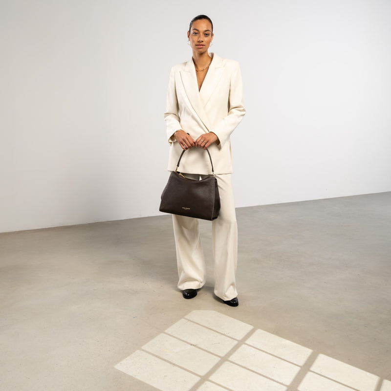 Isabel Bernard Honoré Emma Sac à Épaule Brun Foncé IB21134-031-zoom-