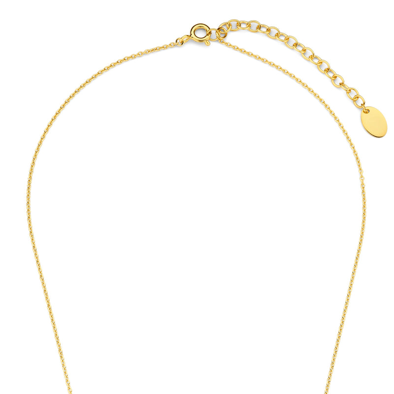 Violet Hamden Luna Collier en Argent 925 Sterling Plaqué Or avec Lunes VH340034-zoom-