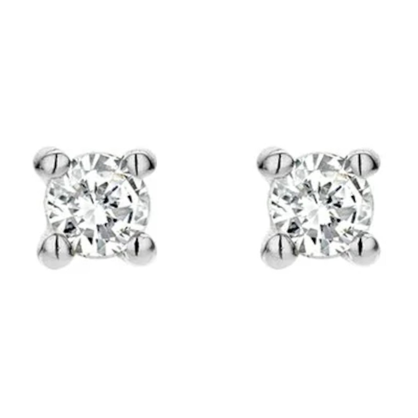 Blush Diamonds 14 karat white gold Ear Stud 7601WDI