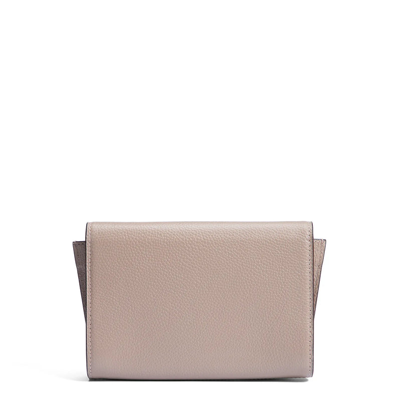 Isabel Bernard Honoré Lina Pochette Taupe Avec Chaîne D’Épaule Amovible IB21135-078-zoom-