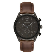 Mats Meier Grand Cornier Hommes Montre Marron MM00104